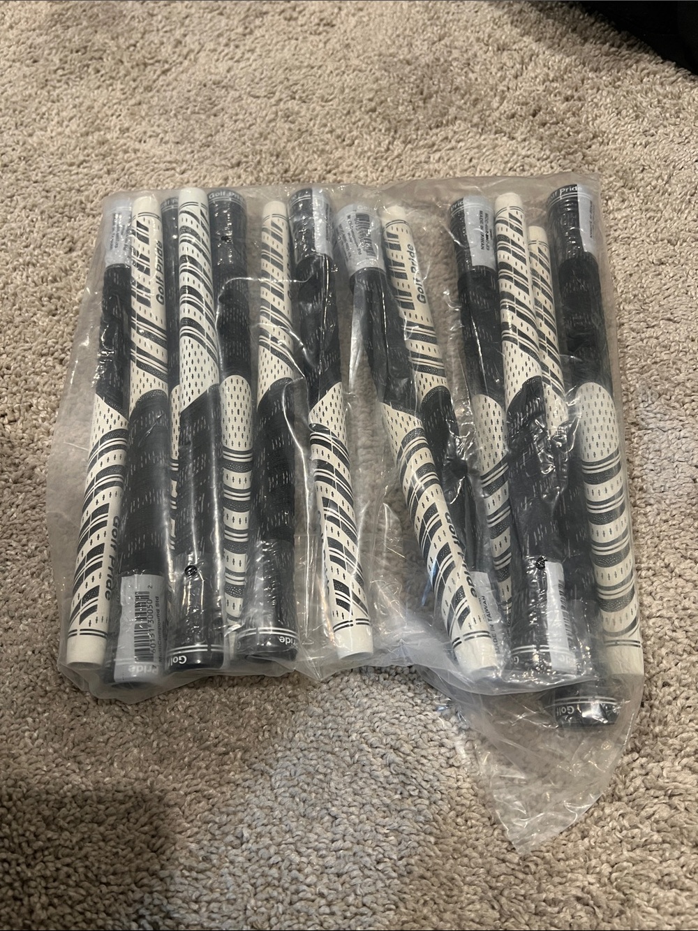 Golf Pride Black & White Patterned Golf Grips - Set(knock off)